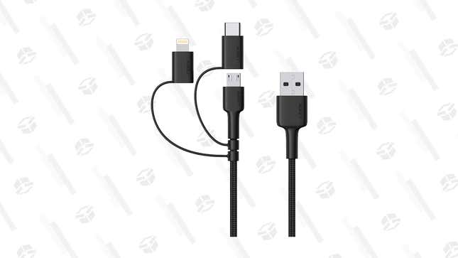 AUKEY 3-in-1 USB Cable | $13 | F75HJ6Z8