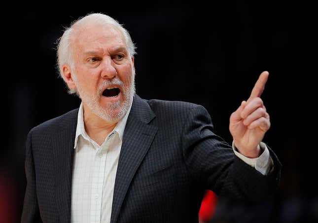 Image for article titled Gregg Popovich Isn&#39;t Feeling Trump&#39;s Response to Protests Either: &#39;He Is a Coward. To Be in His Presence Makes You Die&#39;