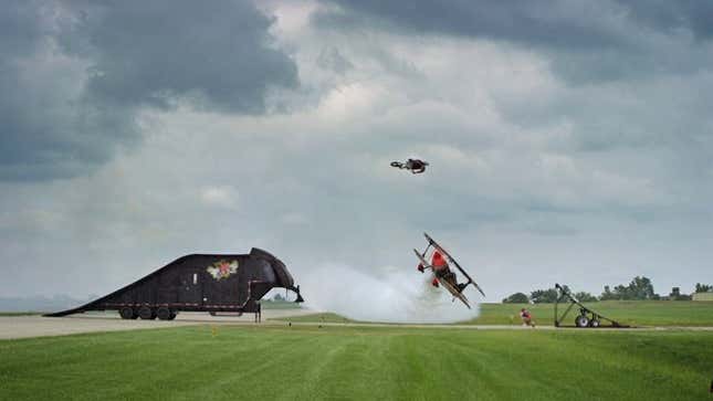 You've Never Seen A Bike Jump A Plane Quite Like This
