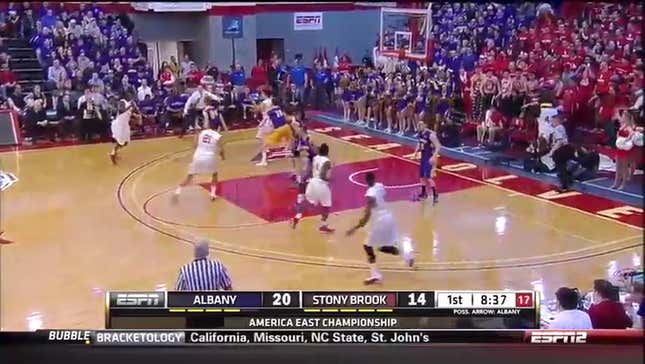 America East Championship Game Features Mascot Fight