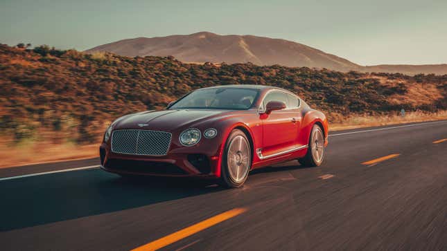 The Bentley Continental GT.