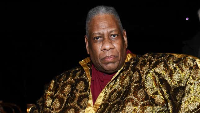 André Leon Talley attends the Marc Jacobs Fall 2020 runway show during New York Fashion Week on February 12, 2020, in New York City.