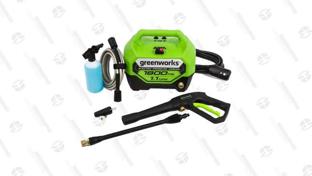 Greenworks 1800-PSI 1.1-GPM Cold Water Electric Pressure Washer | $79 | Lowe’s