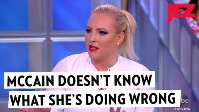 This Week in Meghan McCain Brings Us a Total Lack of Self-Awareness About How Others Perceive Her
