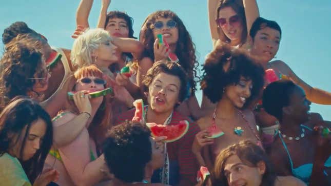 Image for article titled Please Enjoy Harry Styles's Ode to Eating 'Watermelons'