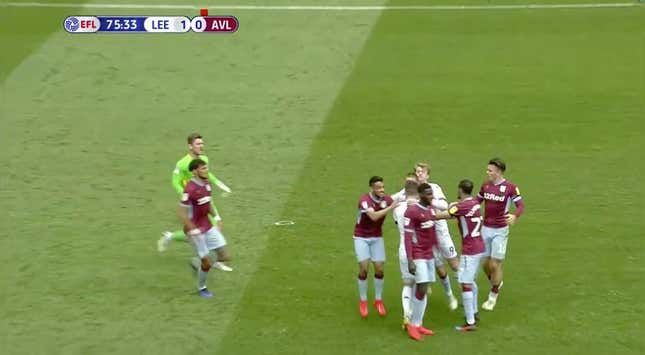 Image for article titled Leeds Manager Marcelo Bielsa Instructs Team To Give Aston Villa An Uncontested Scoring Chance To Make Up For A Controversial Goal