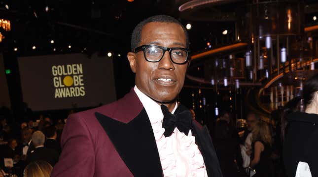 Wesley Snipes attends the 77th Annual Golden Globe Awards on January 5, 2020.