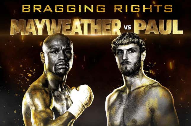 Image for article titled Floyd Mayweather, Logan Paul Match Set for June 6