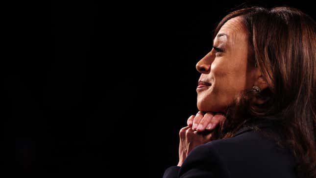Image for article titled Yes, Kamala Saw That Fly Too