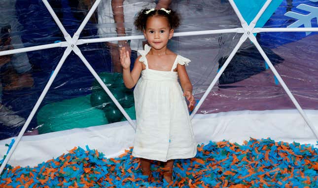 Luna Legend poses for a photo in the Extra Gum booth during POPSUGAR Play/Ground on June 23, 2019 in New York City.