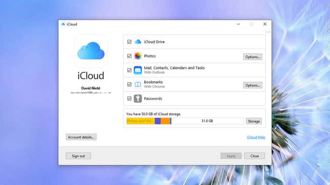Image for article titled How to Sync All of Your iCloud Passwords and Data to Windows