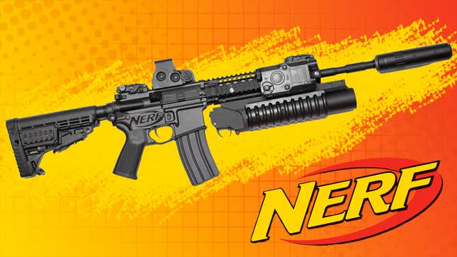Realistic Nerf Minigun With Slam Fire 