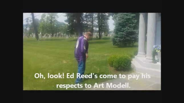 Browns Fan Charged With Urinating On Art Modell's Grave