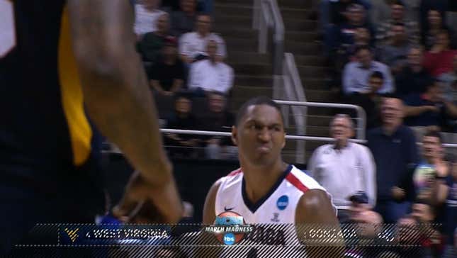Gonzaga's Jordan Mathews Hit A Hero Three And WVU Responded By Crapping Themselves