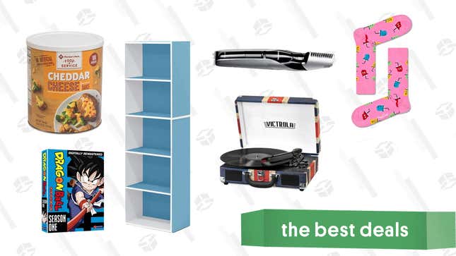 Image for article titled Thursday&#39;s Best Deals: Electric Body Groomer, Pink Fuzzy Socks, Canned Cheese Sauce, and More