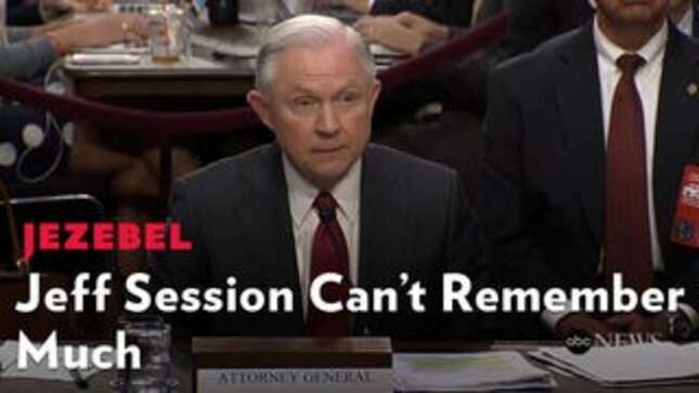 At Jeff Sessions's Senate Testimony, Silence and Ignorance Are Good Enough