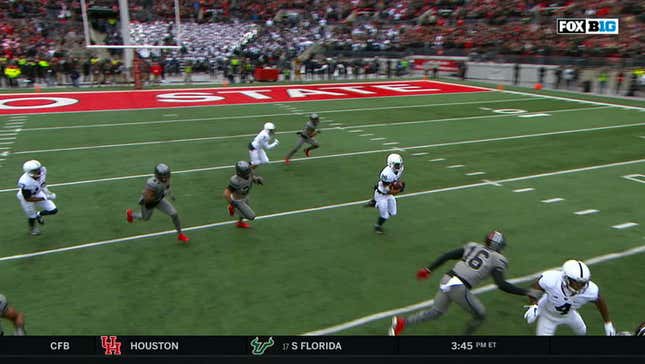 Saquon Barkley Returns Opening Kickoff 97 Yards To Put Penn State Up Early On Ohio State<em></em>
