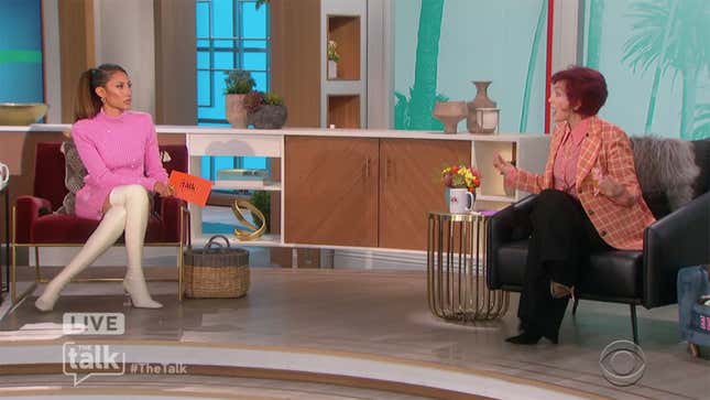 Image for article titled Sharon Osbourne On Meghan Markle in 2018: 'She Ain't Black'