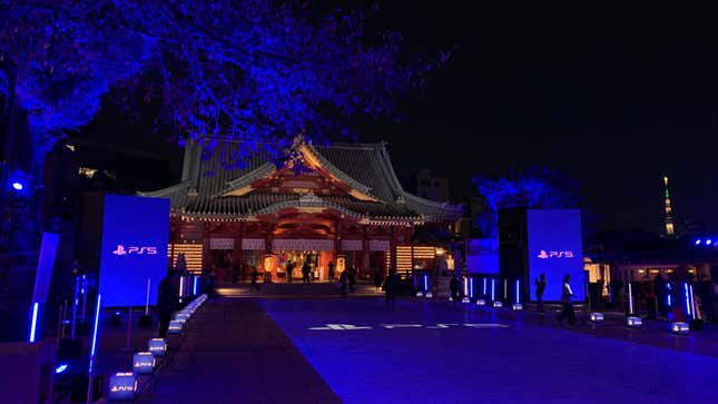 Image for article titled A PlayStation 5 Event Held At An Ancient Japanese Shrine