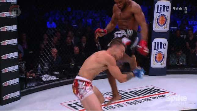 Paul Daley Takes Out Brennan Ward With Flying Knee To The Head