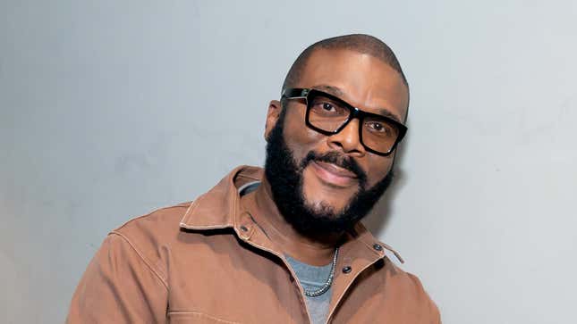 Tyler Perry attends ‘Tyler Perry visits the SiriusXM Hollywood studios in Los Angeles’ on October 08, 2019, in Los Angeles, California.