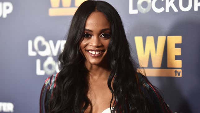 Rachel Lindsay attends WE tv celebrates the return of “Love After Lockup” on December 11, 2018 in Beverly Hills, California.