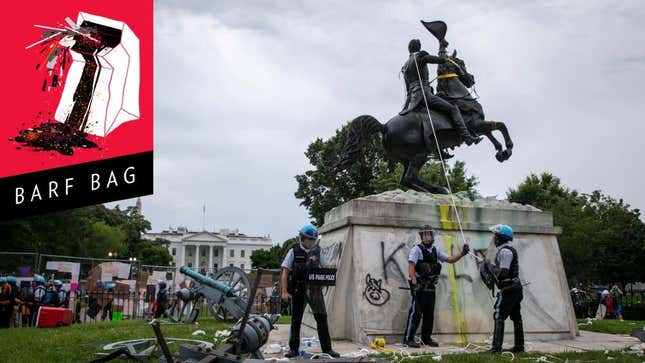 Image for article titled President Creates Law Protecting Racist Hunks of Concrete From Human Constituents