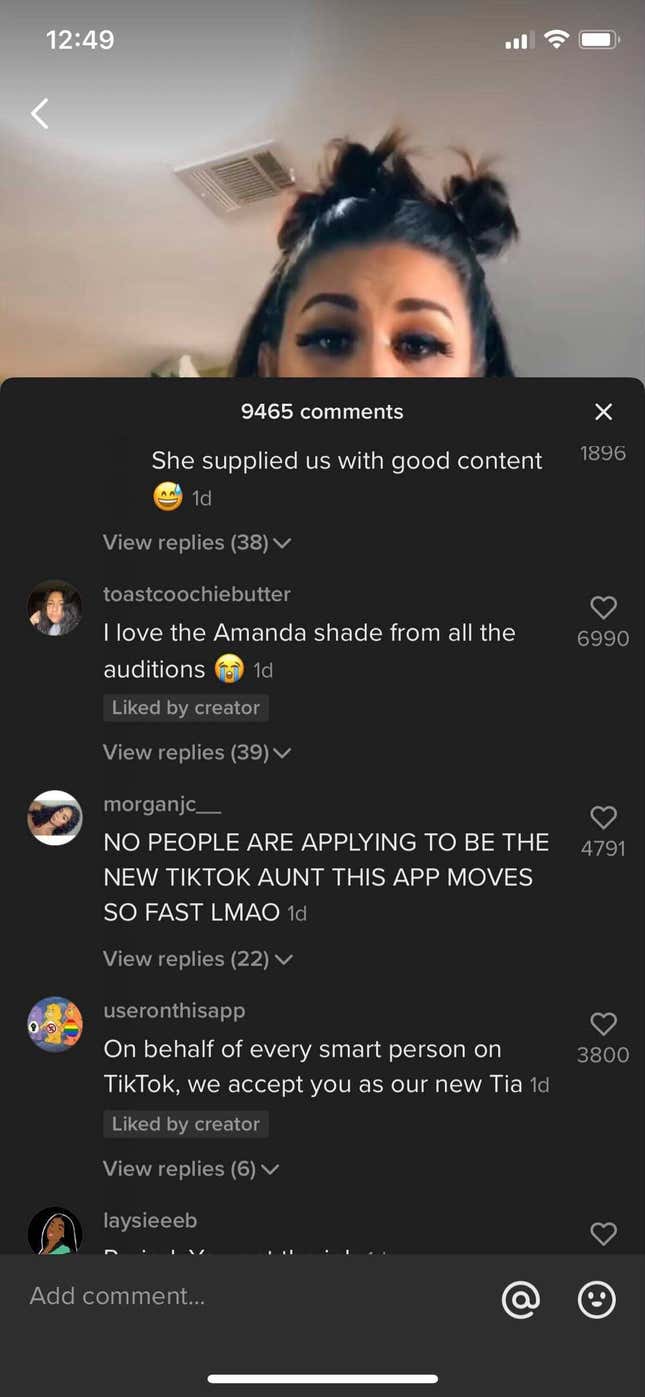 Image for article titled Here's Some Nice, Low-Stakes TikTok Drama Featuring a Trump-Supporting, Keto-Friendly Staten Island Mother