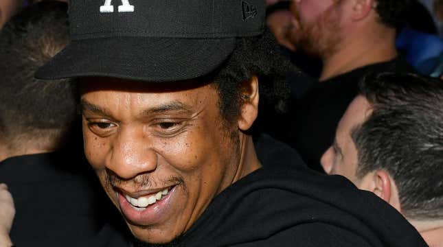 Jay-Z attends Michael Rubin’s Fanatics Super Bowl Party on February 01, 2020 in Miami Beach, Florida.