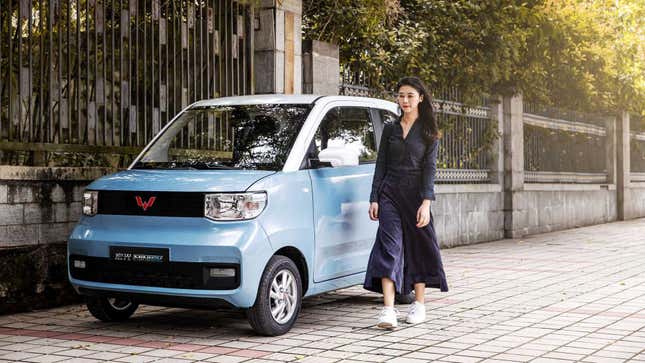 Image for article titled China Is Eager To Grow EVs And Here Is The Adorable Car Leading The Way