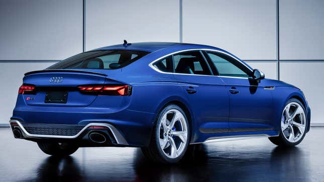 Image for article titled The 2021 Audi RS5 Coupe And Sportback Launch Editions Feature Awesome New Paintwork And Blue Brakes