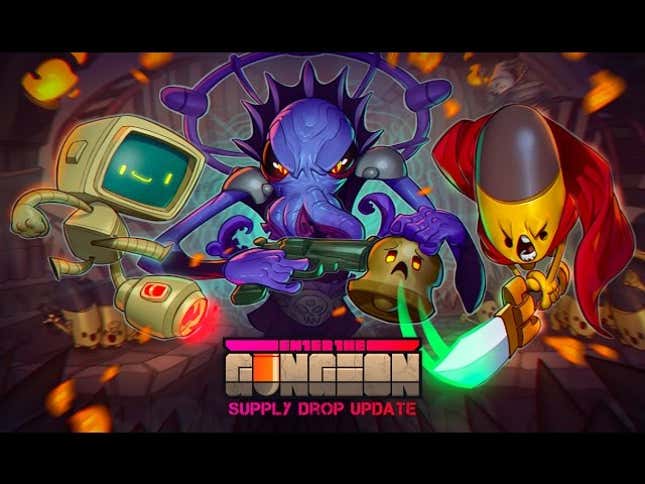 <i>Enter The Gungeon</i> Update Adds Gun Shaped Like A Bullet That Shoots Guns That Shoot Bullets<em></em>