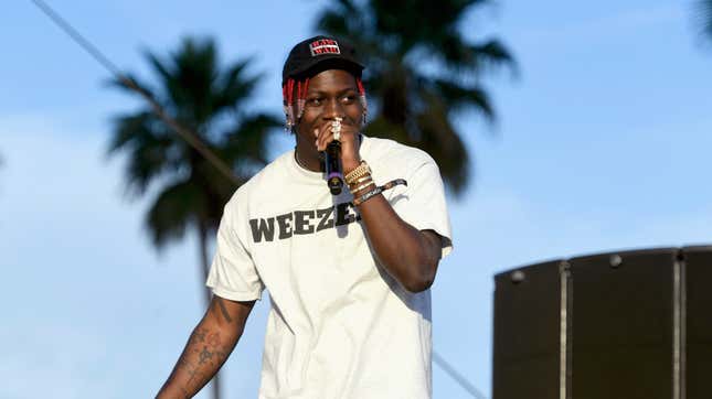 Lil Yachty performs with Blood Orange during the 2019 Coachella Valley Music And Arts Festival on April 14, 2019 in Indio, California. 