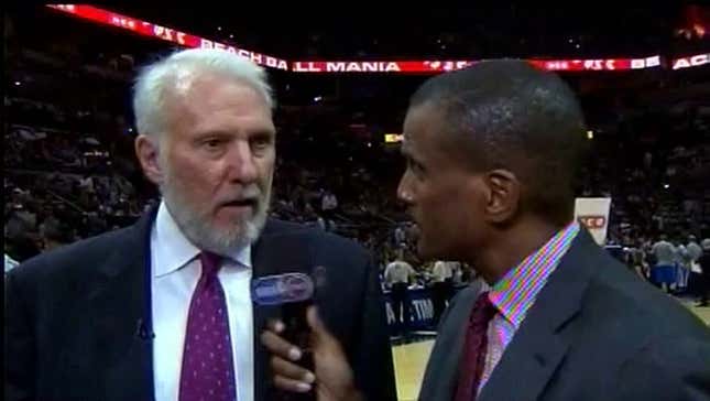 It's Opening Night, & Gregg Popovich Is Already Fed Up With Interviews