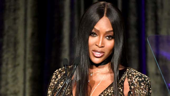 Naomi Campbell speaks onstage at the American Icon Awards on May 19, 2019 in Beverly Hills, California.