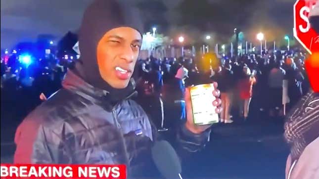Image for article titled Hot Soup Can Protester Is Single, Prepared for Dinner, and Wants You to Donate to Daunte Wright's Memorial Fund