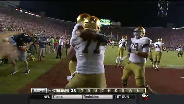 FSU Beats Notre Dame Thanks To Penalty On Winning Irish Touchdown