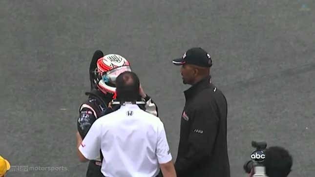 Yes, This IndyCar Driver Needed Both Middle Fingers For His Salute To The Race Officials Live On ABC (Update With Video)