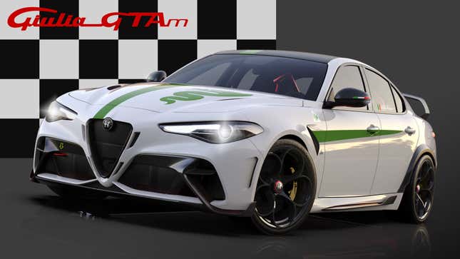 Image for article titled Alfa Romeo Will Paint Your 2021 Giulia GTAm Any Of These Wild Historically-Influenced Liveries