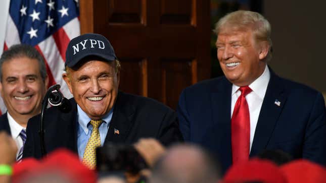 Image for article titled Finally, A Lawmaker Is Suing Trump (and Giuliani) Over Their Role in Capitol Insurrection