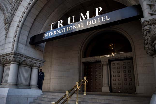 Image for article titled Trump International Hotel in Washington, DC, May Lose Its Liquor License