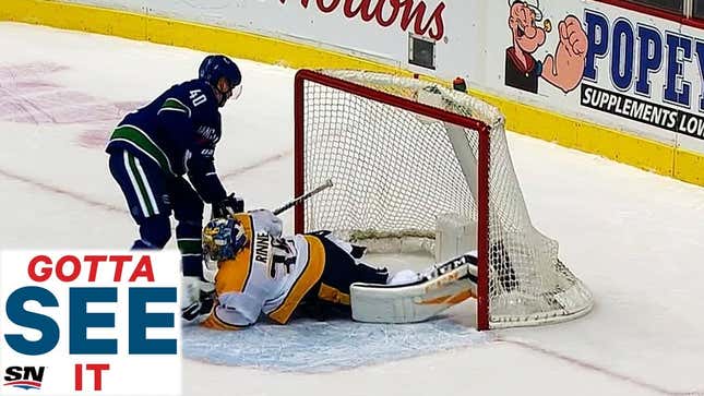 Elias Pettersson Made Another Sick-Ass Play