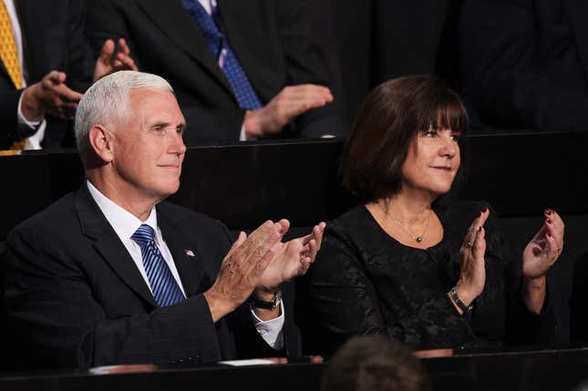 Image for article titled Introducing Mother Pence's Evangelical Glow Up