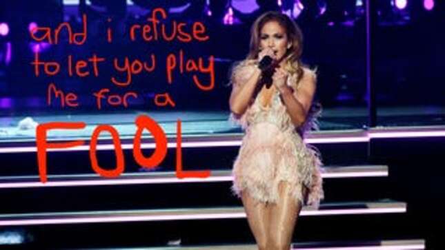 Image for article titled Jennifer Lopez Loves a Fool
