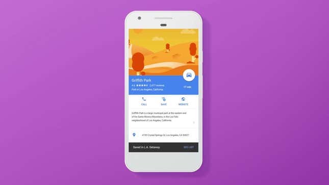 Google Maps Now Lets You Organize Your Favorite Places Into Shareable Lists