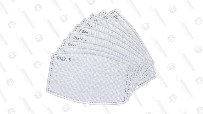 Reusable 2.5PM Face Mask Filters (10-Pack) | $9 | SideDeal