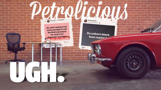 Image for article titled Petrolicious Founder Appears To Say Some Dumb Racist Shit Online So Now You Can Stop Pretending To Like Their Videos