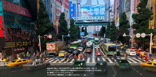 Image for article titled Akihabara Recreated As Realistic Miniature Diorama