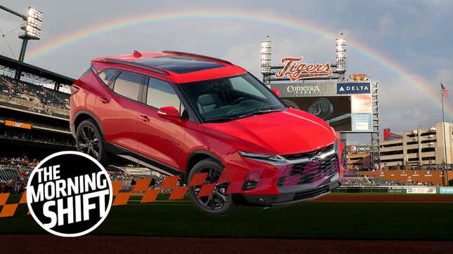 Image for article titled Mexico-Made Chevrolet Blazer Called &#39;Slap in the Face&#39; at Detroit Ballpark