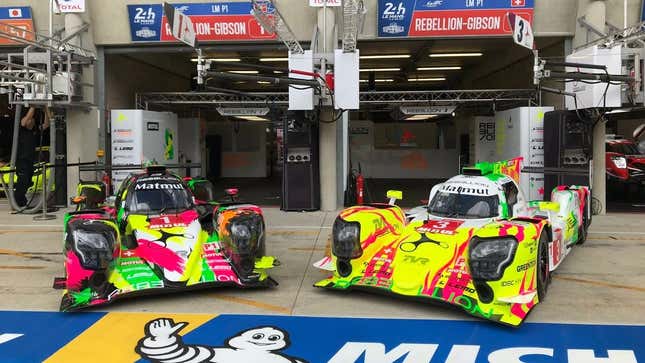 Image for article titled Rebellion&#39;s Eye Searing Liveries Will Bring a Splash of Color to Le Mans